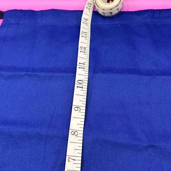 Stuart Weitzman Drawstring Top Medium Dust Bag Royal Blue Travel Storage Cover - Picture 6 of 7